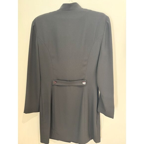 Vintage 90s Ann Taylor Loft Long Sleeve Black Dress, size 12 - Picture 4 of 15